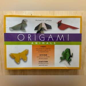 Origami Animals by Michael G. LaFosse, 45 Projects Craft Kit NEW Unopened, 2004